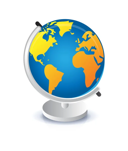 Globe de la Terre icône — Image vectorielle