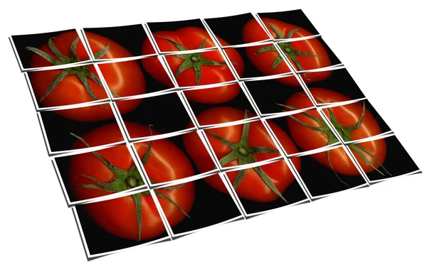 Stock image Tomato puzzle collage