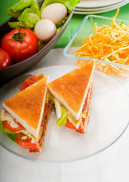 Club sandwich — Fotografie, imagine de stoc
