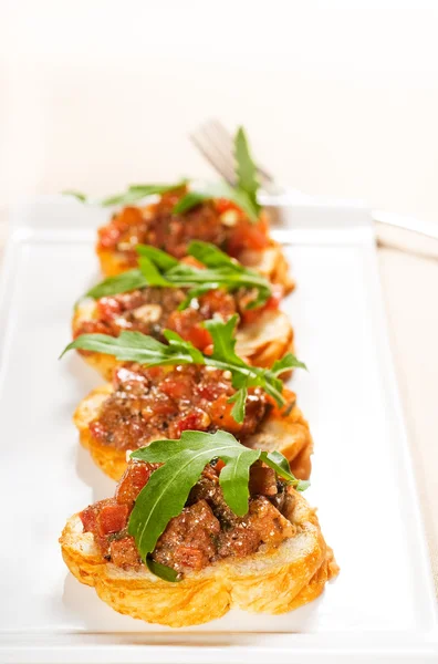 stock image Italian bruschetta