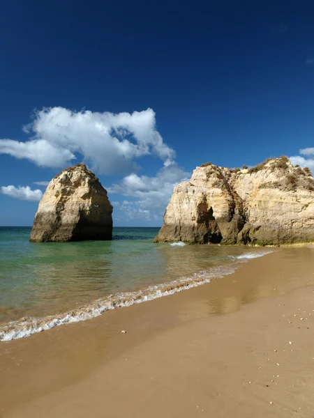Strand von Praia da Rocha in Portimao, Algarve, Portugal — Stockfoto