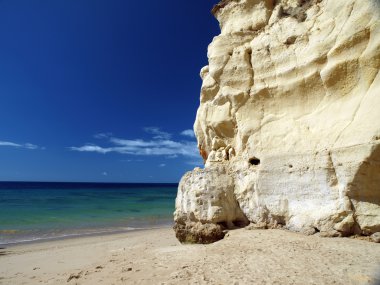 bir bölümü pastoral praia de rocha Beach