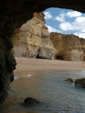 bir bölümü pastoral praia de rocha Beach