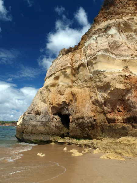 Ένα τμήμα της στην ειδυλλιακή παραλία rocha de praia — Φωτογραφία Αρχείου