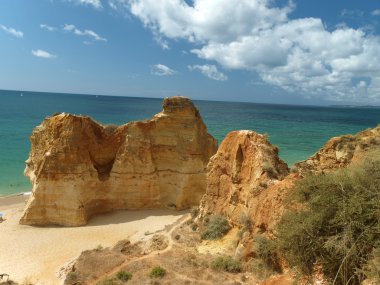 Portekiz algarve picturesque plajları