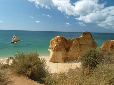 Portekiz algarve picturesque plajları