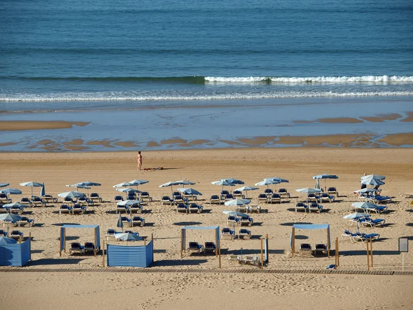 Jednej z najpiękniejszych plaż w Europie - praia da rocha — Zdjęcie stockowe