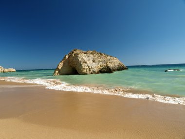 bir bölümü pastoral praia de rocha Beach