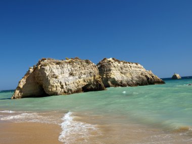 bir bölümü pastoral praia de rocha Beach