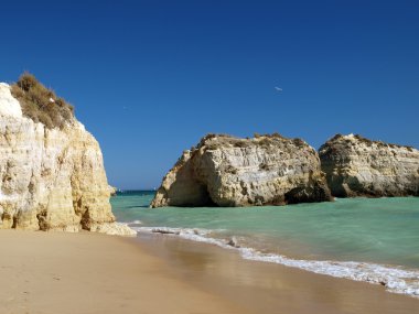 bir bölümü pastoral praia de rocha Beach