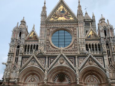 Siena - duomo .en Batı Cephesi