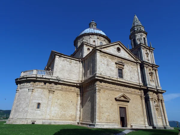 Het heiligdom van de madonna di san biagio, montepulciano, — Stockfoto