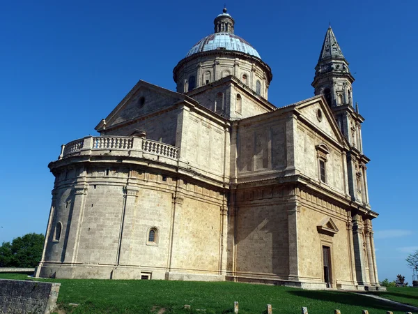 Das heiligtum der madonna di san biagio, montepulciano, — Stockfoto