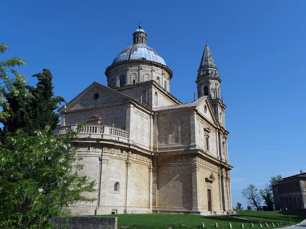Svatyně madonna di san biagio, montepulciano, — Stock fotografie