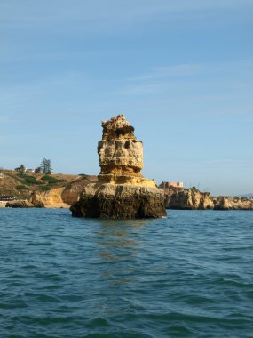 Lagos ve Cap Vincent arasındaki Resimli Algarve Sahili