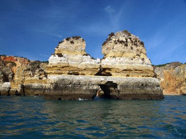 Lagos ve Cap Vincent arasındaki Resimli Algarve Sahili