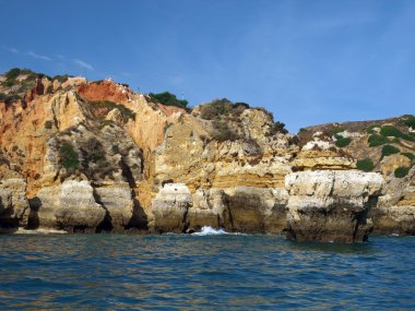 Lagos ve Cap Vincent arasındaki Resimli Algarve Sahili