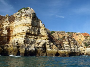 Lagos ve Cap Vincent arasındaki Resimli Algarve Sahili