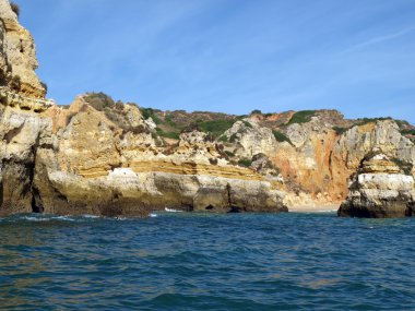 Lagos ve Cap Vincent arasındaki Resimli Algarve Sahili