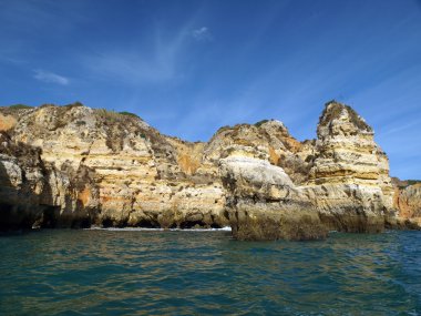 Lagos ve Cap Vincent arasındaki Resimli Algarve Sahili