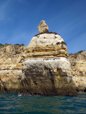 Lagos ve Cap Vincent arasındaki Resimli Algarve Sahili