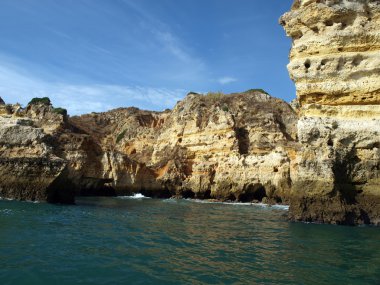 Lagos ve Cap Vincent arasındaki Resimli Algarve Sahili