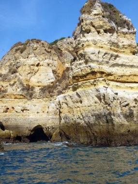 Lagos ve Cap Vincent arasındaki Resimli Algarve Sahili