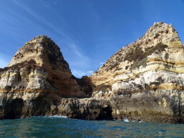 Lagos ve Cap Vincent arasındaki Resimli Algarve Sahili