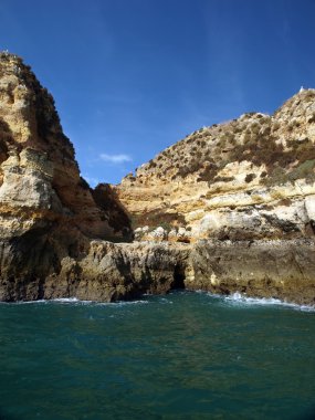 Lagos ve Cap Vincent arasındaki Resimli Algarve Sahili