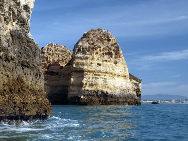 Lagos ve Cap Vincent arasındaki Resimli Algarve Sahili