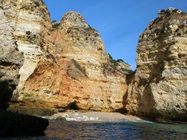 Lagos ve Cap Vincent arasındaki Resimli Algarve Sahili
