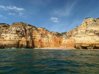 Lagos ve Cap Vincent arasındaki Resimli Algarve Sahili