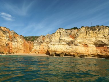 Lagos ve Cap Vincent arasındaki Resimli Algarve Sahili