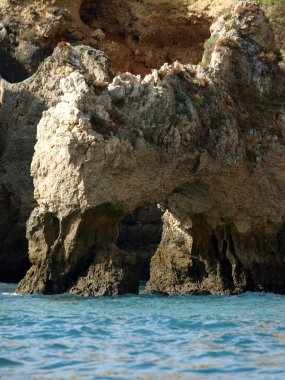 Lagos ve Cap Vincent arasındaki Resimli Algarve Sahili