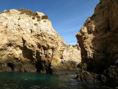 Lagos ve Cap Vincent arasındaki Resimli Algarve Sahili