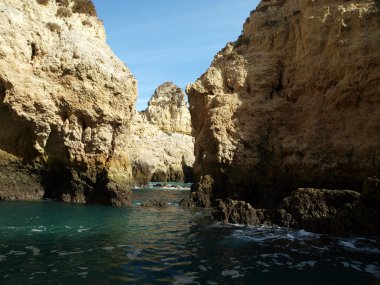 Lagos ve Cap Vincent arasındaki Resimli Algarve Sahili