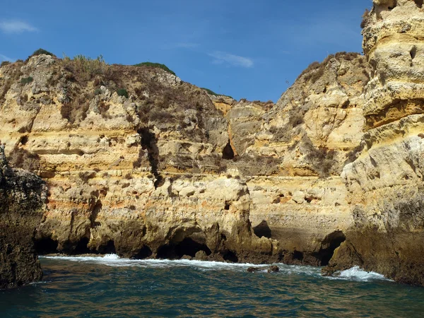 Lagos ve Cap Vincent arasındaki Resimli Algarve Sahili — Stok fotoğraf
