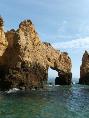 Lagos ve Cap Vincent arasındaki Resimli Algarve Sahili