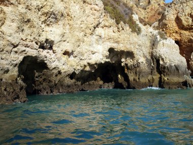 Lagos ve Cap Vincent arasındaki Resimli Algarve Sahili