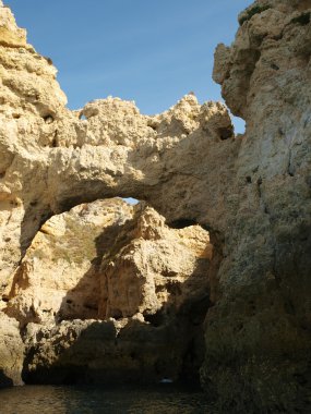 Lagos ve Cap Vincent arasındaki Resimli Algarve Sahili