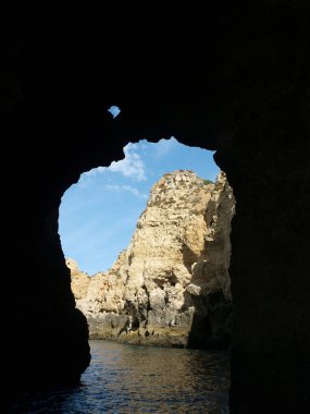 Lagos ve Cap Vincent arasındaki Resimli Algarve Sahili