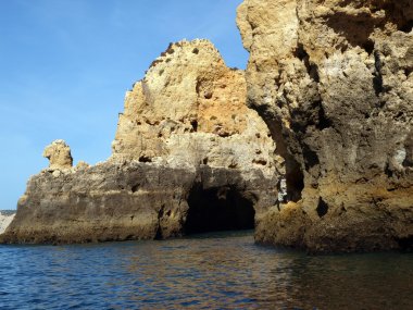 Lagos ve Cap Vincent arasındaki Resimli Algarve Sahili