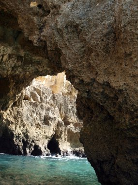 Lagos ve Cap Vincent arasındaki Resimli Algarve Sahili