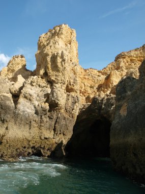 Lagos ve Cap Vincent arasındaki Resimli Algarve Sahili