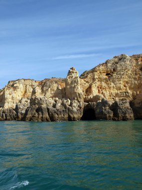 Lagos ve Cap Vincent arasındaki Resimli Algarve Sahili