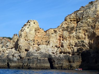 Lagos ve Cap Vincent arasındaki Resimli Algarve Sahili