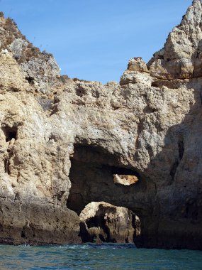 Lagos ve Cap Vincent arasındaki Resimli Algarve Sahili