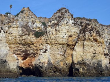 Lagos ve Cap Vincent arasındaki Resimli Algarve Sahili