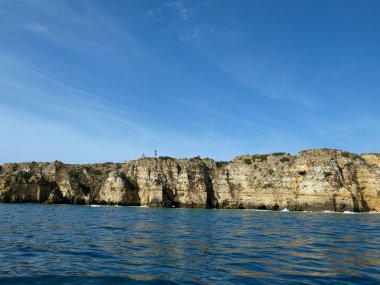 Lagos ve Cap Vincent arasındaki Resimli Algarve Sahili