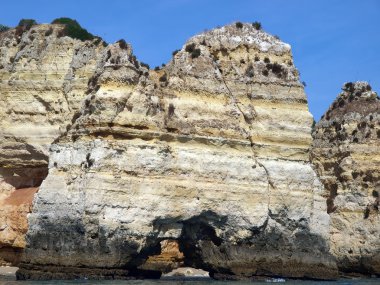 Lagos ve Cap Vincent arasındaki Resimli Algarve Sahili